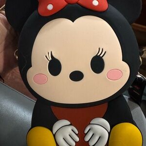 Cute Tsum Tsum Mini Mouse silicone Crossbody Bag